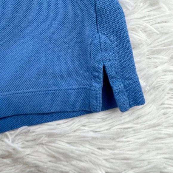 Burberry Brit Men's short sleeve color block polo shirt in blue - Picture 5 of 8